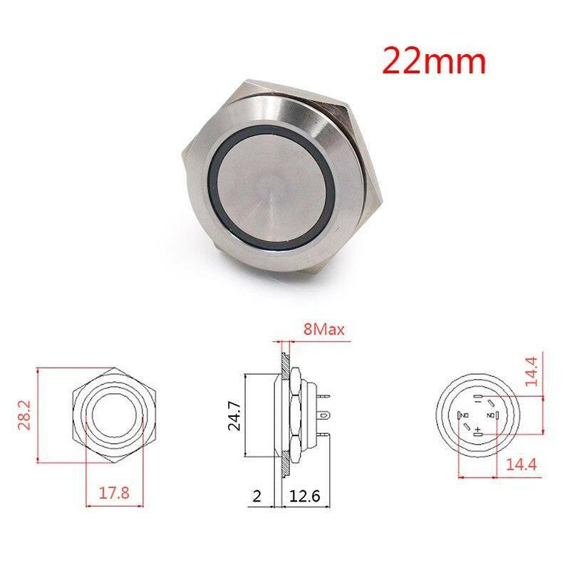 22mm push button