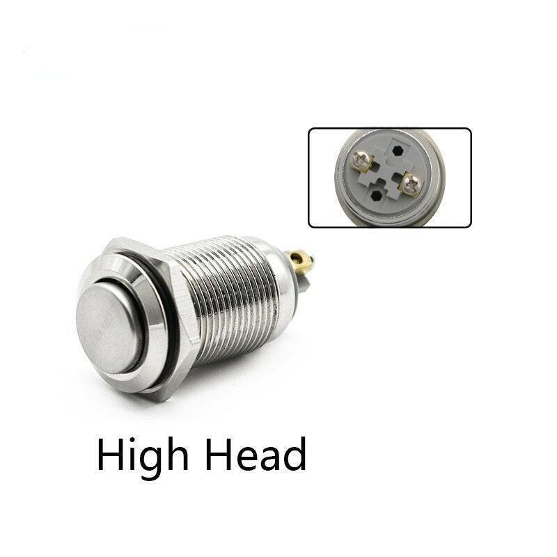 16mm Metal Push Button Switch Self Reset Power Switch 5V 12V 24V.