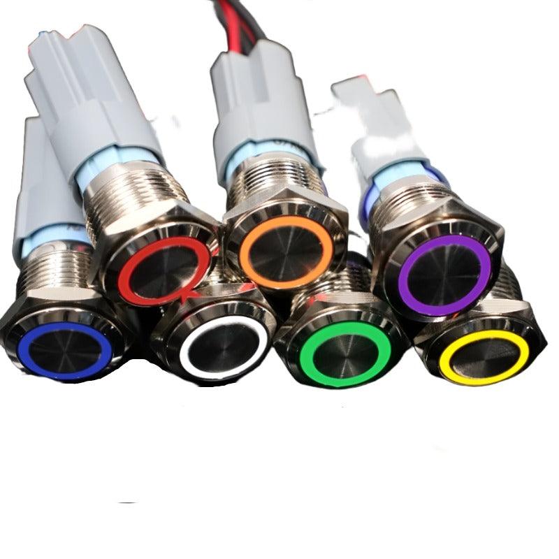 16mm Waterproof Power Press Metal Push Button Switch.