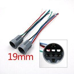 19mm Metal Push Button Switch Car Auto LED Hazzard Warning Flasher.