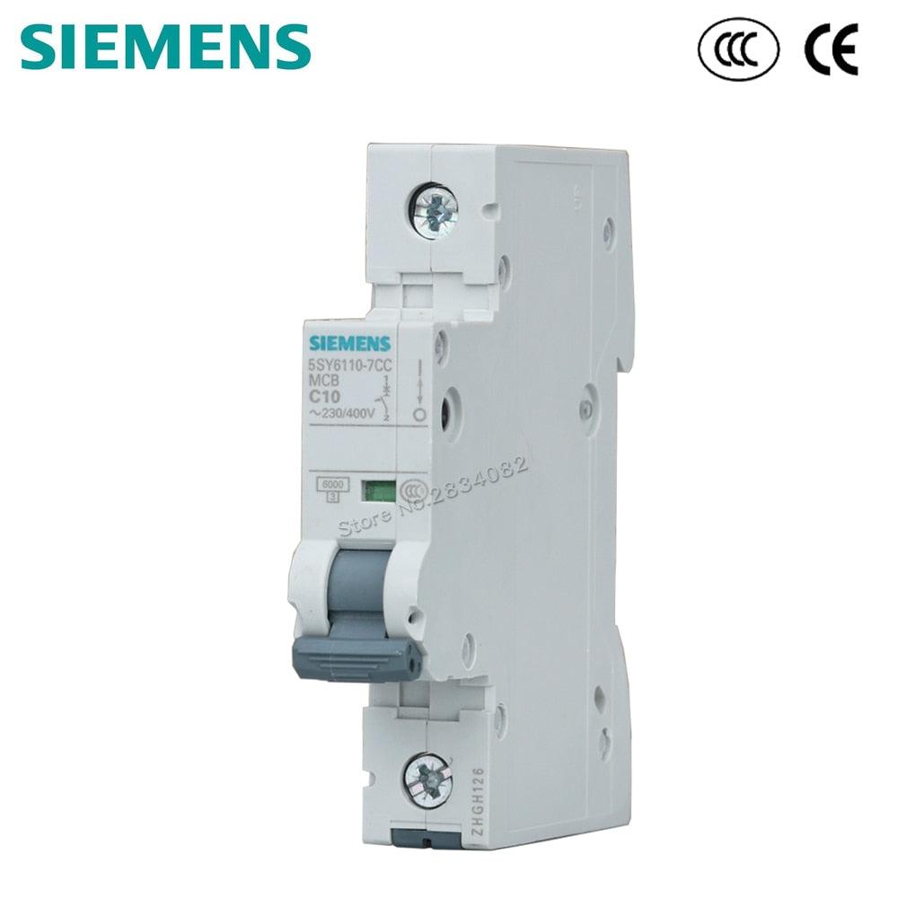 1P C10 Mini Circuit Breaker MCB 5SY6110-7CC 1P 240/400V 10A SIEMENS.