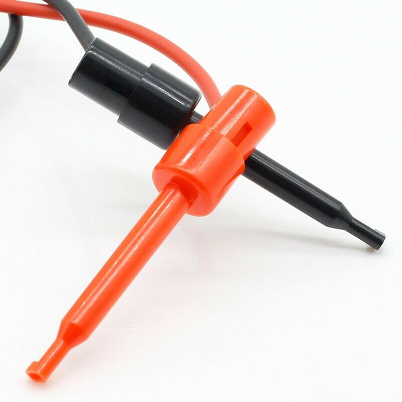 1pair Banana Plug To Test Hook Clip Probe Cable For Multimeter Test Equipment.