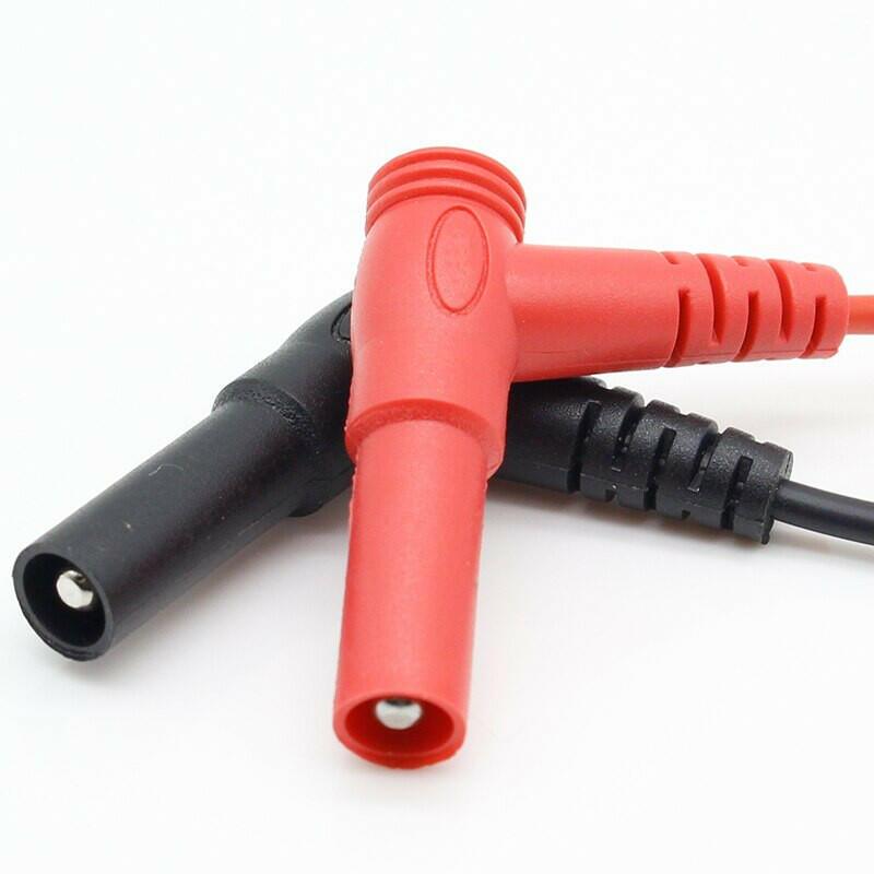 1pair Banana Plug To Test Hook Clip Probe Cable For Multimeter Test Equipment.