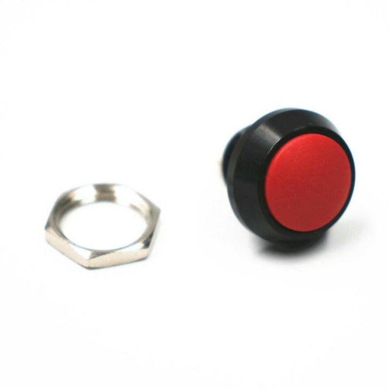 1pc 12mm Black Momentary Power Push Button Siwtch.