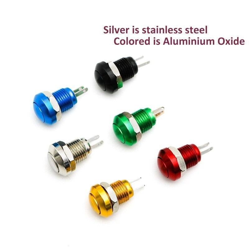 stainless steel push button