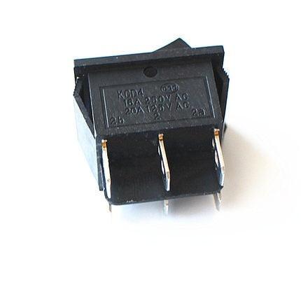 1pc DIY Rocker Switch Power Switch Boat 3 Position 6Pin Button Latching with Lamp Light KCD4 16A 250VAC/ 20A 125VAC On-Off-on.