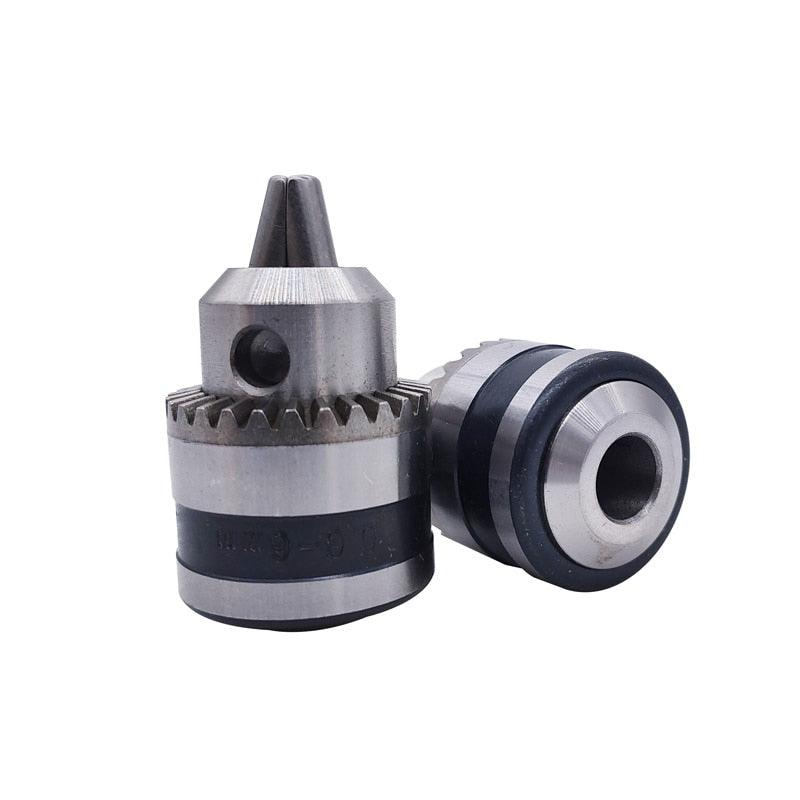 1pcs 0.6-6mm B10  3/8 24UNF Thread Drill Chuck Conversion Drill Chuck Wrench Into Electric Drill Keyless 3 Jaw Chuck.