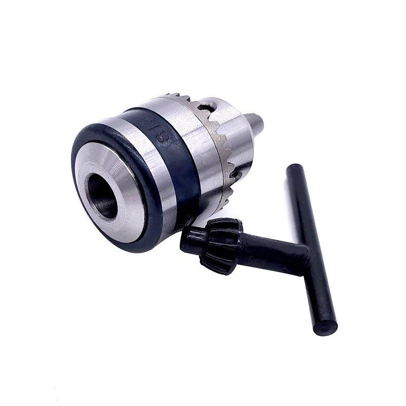 1pcs 0.6-6mm B10  3/8 24UNF Thread Drill Chuck Conversion Drill Chuck Wrench Into Electric Drill Keyless 3 Jaw Chuck.