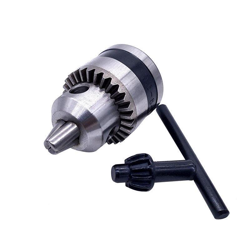 1pcs 0.6-6mm B10  3/8 24UNF Thread Drill Chuck Conversion Drill Chuck Wrench Into Electric Drill Keyless 3 Jaw Chuck.