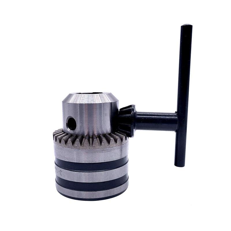 1pcs 1-13mm 3-16mm B16 B18 1/2 Thread Drill Chuck Conversion Drill Chuck  Wrench Into Electric Drill Keyless 3 Jaw Chuck.