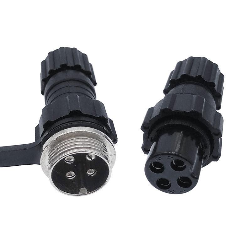 1pcs Aviation connector GX16 M16 waterproof docking back nut male&female plug and socket 2pin-9pin.