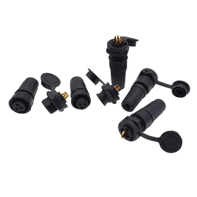 1Pcs Aviation Connector Plastic Waterproof Plug Socket IP67 PY07 Z108 Butt Connectors 2pin 3pin 4pin 5pin 6pin 7pin 8pins.