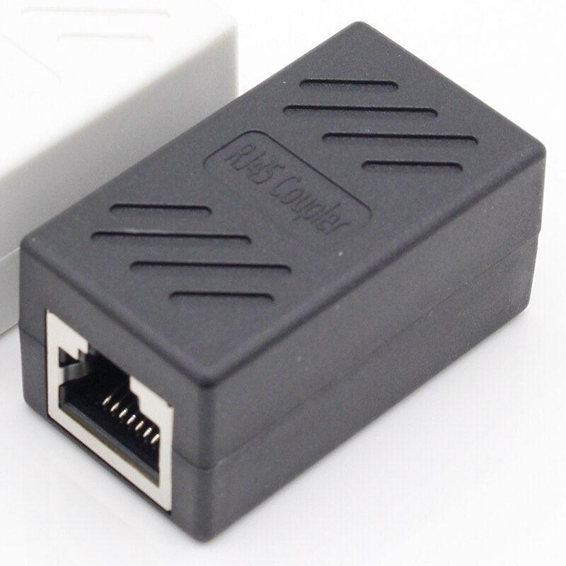 1pcs Colorful Female to Female Network LAN Connector Adapter Coupler Extender RJ45 Ethernet Cable Extension Converter.