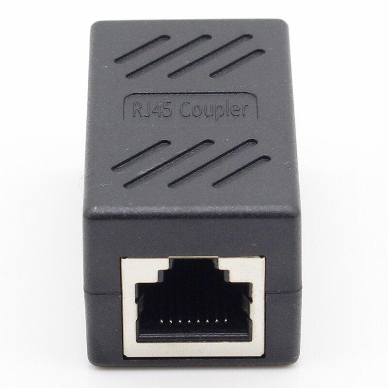 1pcs Colorful Female to Female Network LAN Connector Adapter Coupler Extender RJ45 Ethernet Cable Extension Converter.