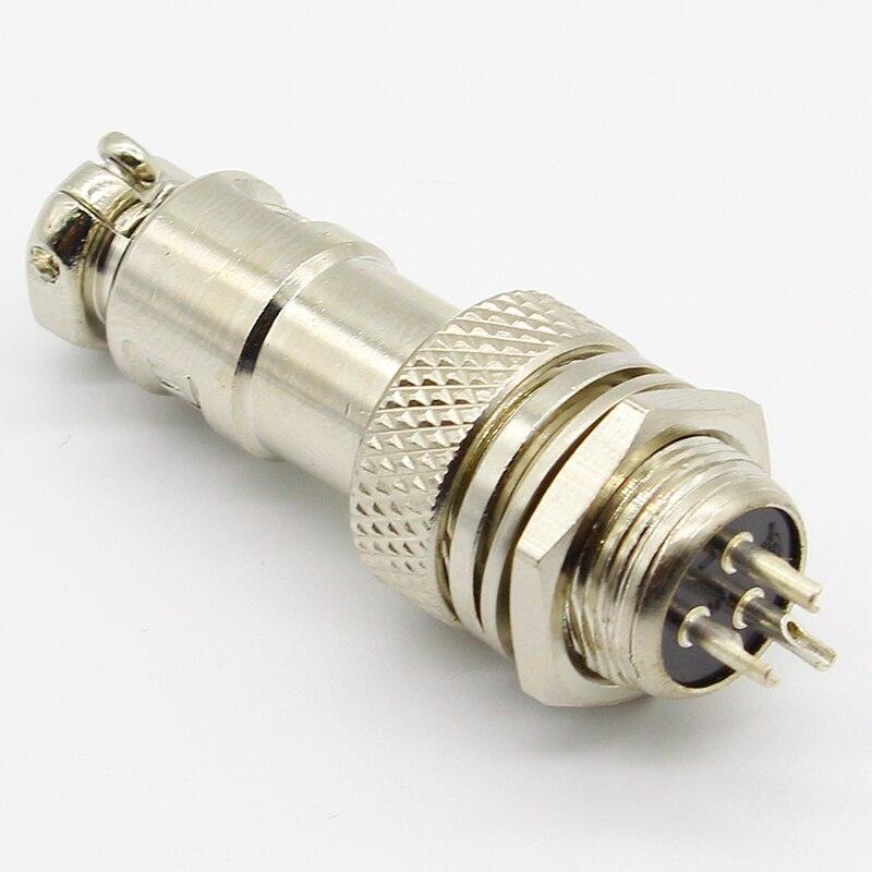 1pcs GX12 2 3 4 5 6 7 Pin Male &amp; Female 12mm Wire Panel Connector Aviation Plug L91 GX12 Circular Connector Socket Plug.