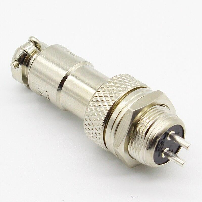 1pcs GX12 2 3 4 5 6 7 Pin Male &amp; Female 12mm Wire Panel Connector Aviation Plug L91 GX12 Circular Connector Socket Plug.