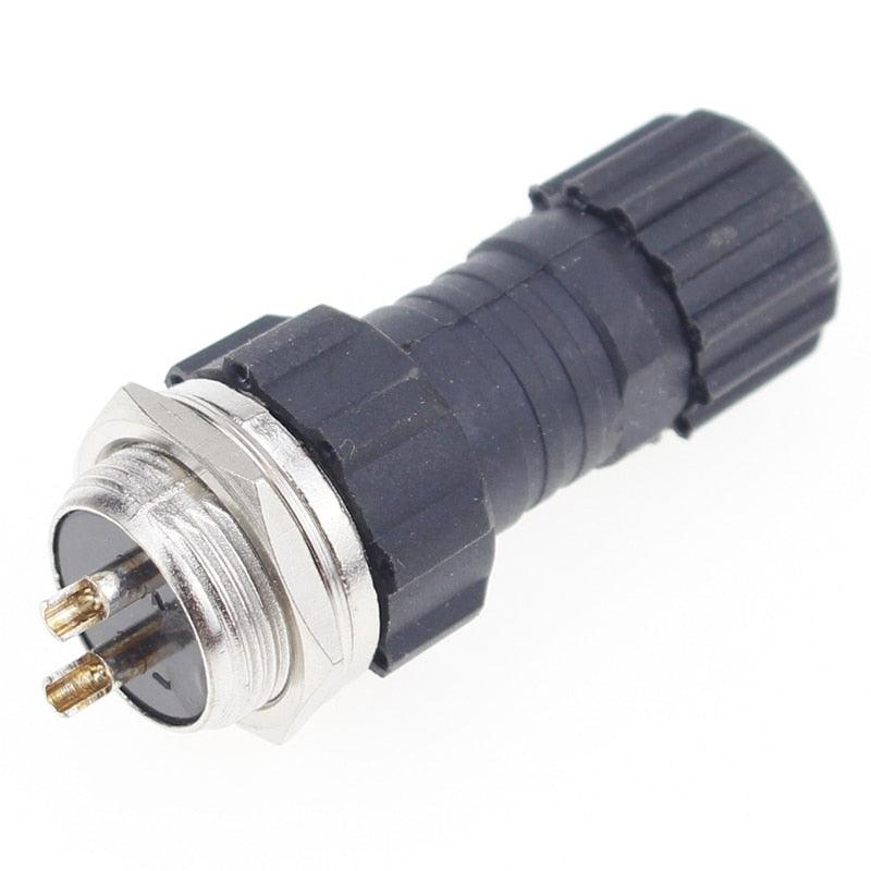 1set GX16 2/3/4/5/6/7/8/9/10 Pin aviation connector M16 waterproof male&amp;female plug and socket IP65.