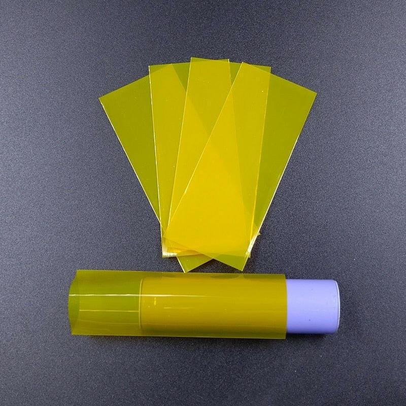 20/500pcs 18650 Battery Film Tape PVC Heat Shrink Tube   Precut Shrinkable Sleeve Tubing Protect Pipe Cover for Batteries Wrap.