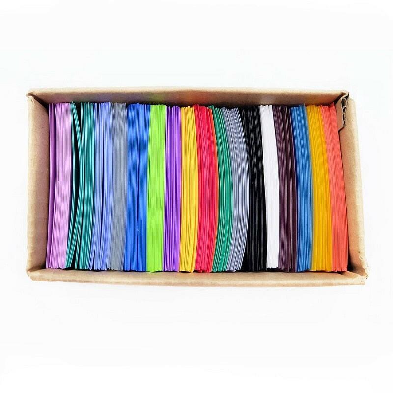 20/500pcs 18650 Battery Film Tape PVC Heat Shrink Tube   Precut Shrinkable Sleeve Tubing Protect Pipe Cover for Batteries Wrap.