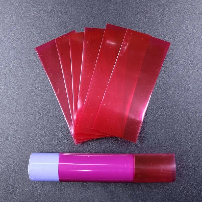 20/500pcs 18650 Battery Film Tape PVC Heat Shrink Tube   Precut Shrinkable Sleeve Tubing Protect Pipe Cover for Batteries Wrap.