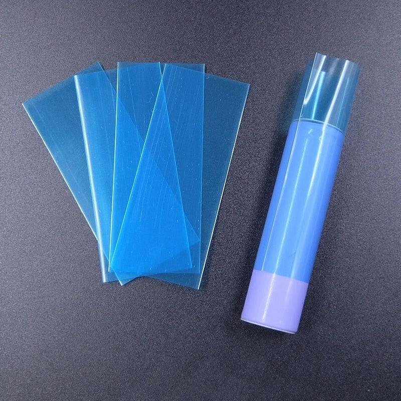 20/500pcs 18650 Battery Film Tape PVC Heat Shrink Tube   Precut Shrinkable Sleeve Tubing Protect Pipe Cover for Batteries Wrap.