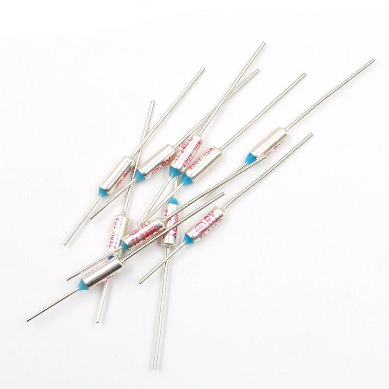 20Pcs TF 240 Celsius Degrees TF-240 Temperature Circuit Cut Off Thermal Fuse 250V 10A Eletric Rice Cooker Microwave Oven Refrige.