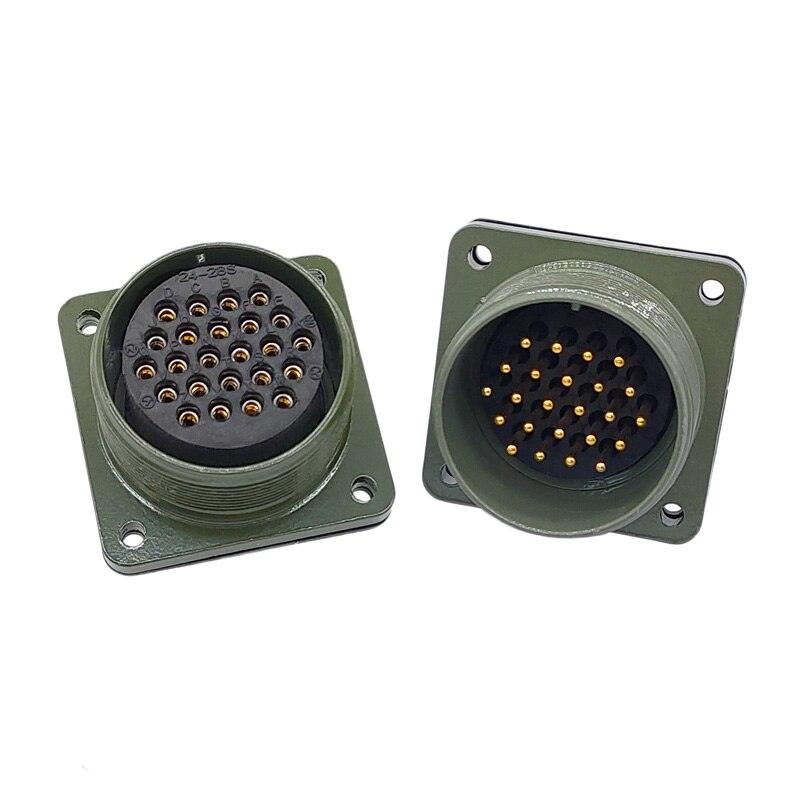 24-7 24-28 Military Specification Connector MIL STD 5015 MIL-C Circular Connectors MS3102 Socket MS3106 MS3108 Plug.