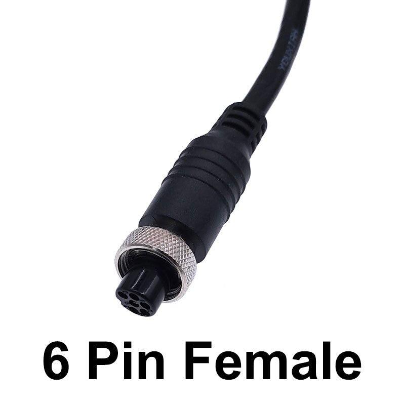 2m GX12 cable connectors waterproof joint extension cable plug male and female M12 2pin 3pin 4pin 5pin 6pin.