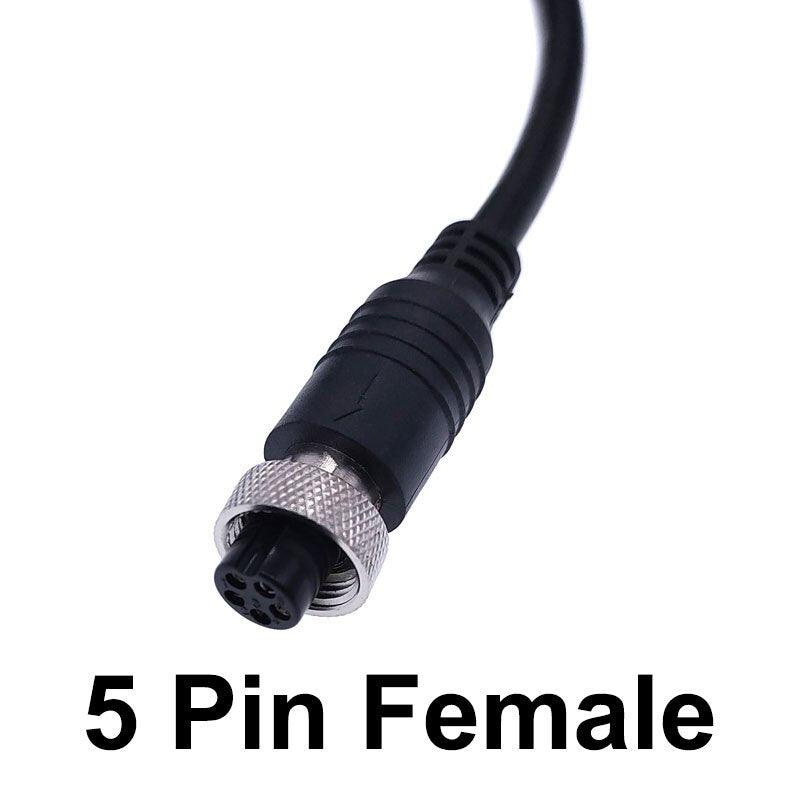 2m GX12 cable connectors waterproof joint extension cable plug male and female M12 2pin 3pin 4pin 5pin 6pin.