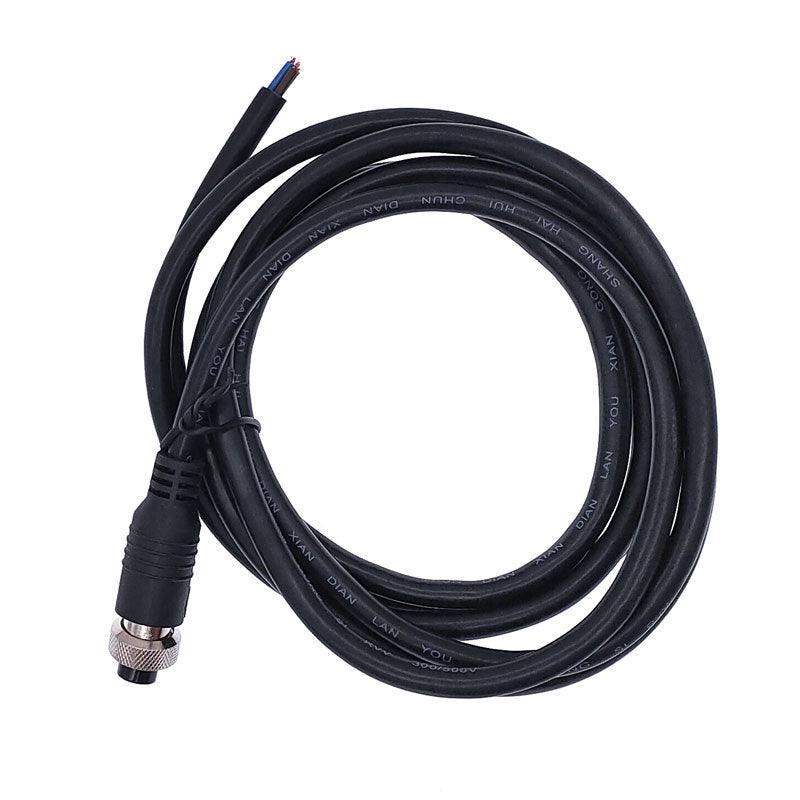 2m GX12 cable connectors waterproof joint extension cable plug male and female M12 2pin 3pin 4pin 5pin 6pin.