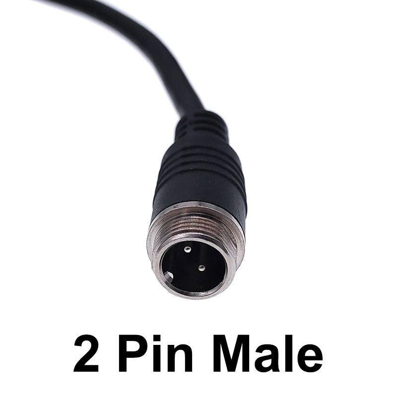 2m GX12 cable connectors waterproof joint extension cable plug male and female M12 2pin 3pin 4pin 5pin 6pin.