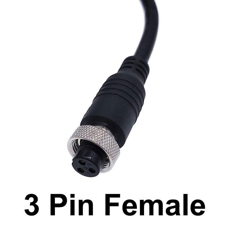 2m GX12 cable connectors waterproof joint extension cable plug male and female M12 2pin 3pin 4pin 5pin 6pin.