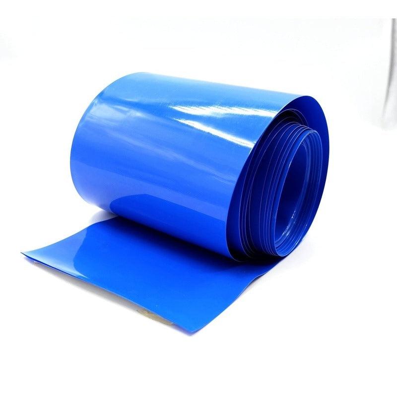 2M PVC Heat Shrink Tube 285mm  ~ 580mm Blue Black Shrinkable Cable Sleeve Sheath Pack Cover for 18650 Lithium Battery Film Wrap.