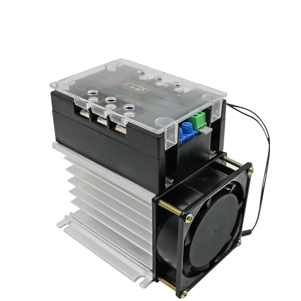 380V Motor Soft Start Module Controller Starter Stop Heat Sink Three-phase Motor Slow Start 1kw 2kw 4kw 6kw 8kw 10kw 15kw 20kw.