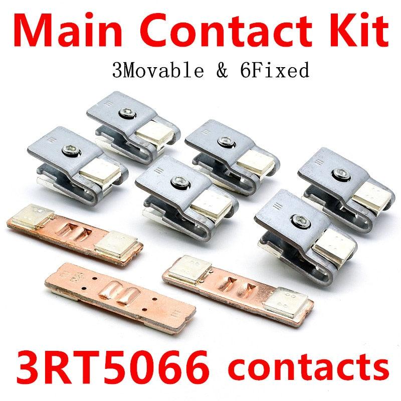 3RT1966-6A Main Contact Kit For 3 Pole Contactor 3RT1066 3RT5066 Moving And Fixed Contacts.