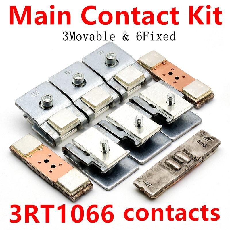 3RT1966-6A Main Contact Kit For 3 Pole Contactor 3RT1066 3RT5066 Moving And Fixed Contacts.