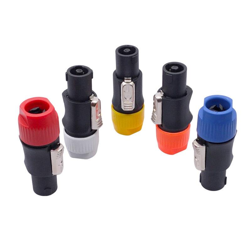 4 Pins Powercon Connector NAC3FCA Male Plug For Electric Drill LED Screen Stage Lighting Power Connecting.