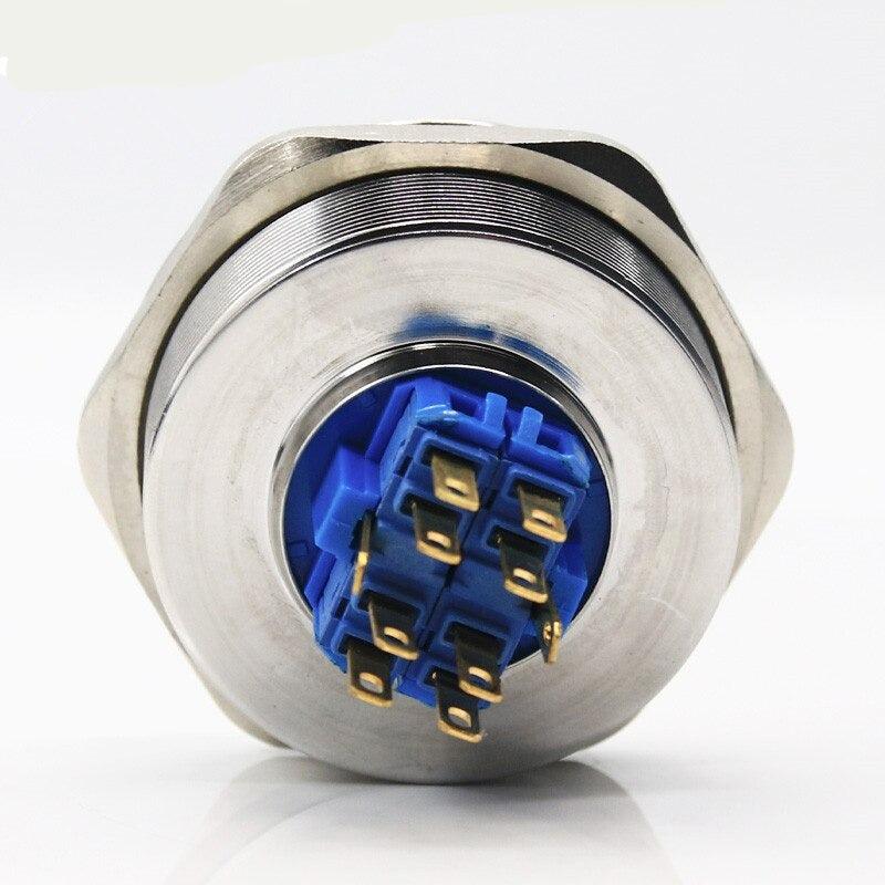 40MM 2NO 2NC  Metal Momentary Waterproof LED Push Button.