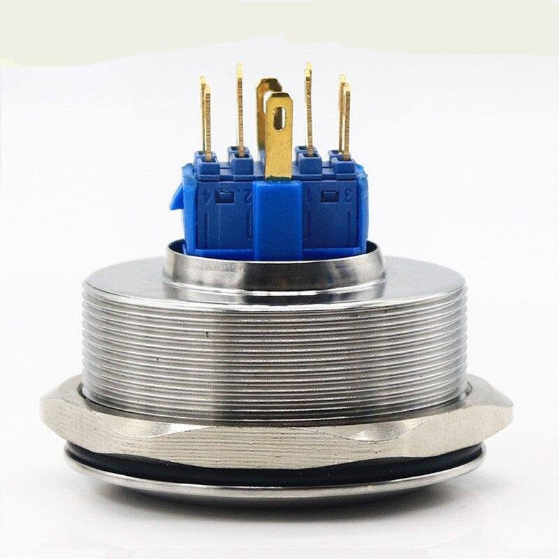 40MM 2NO 2NC  Metal Momentary Waterproof LED Push Button.