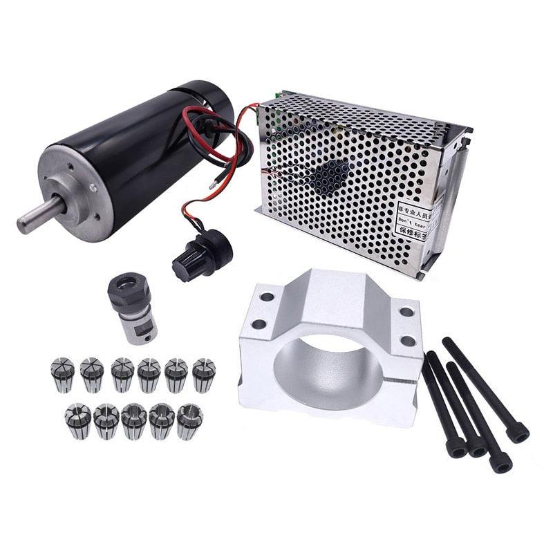 48V 400W Dc Spindle Set 0~60V Adjustable speed Governor Power Supply both 110VAC & 220VAC for Engraving machine.mini mill spindle