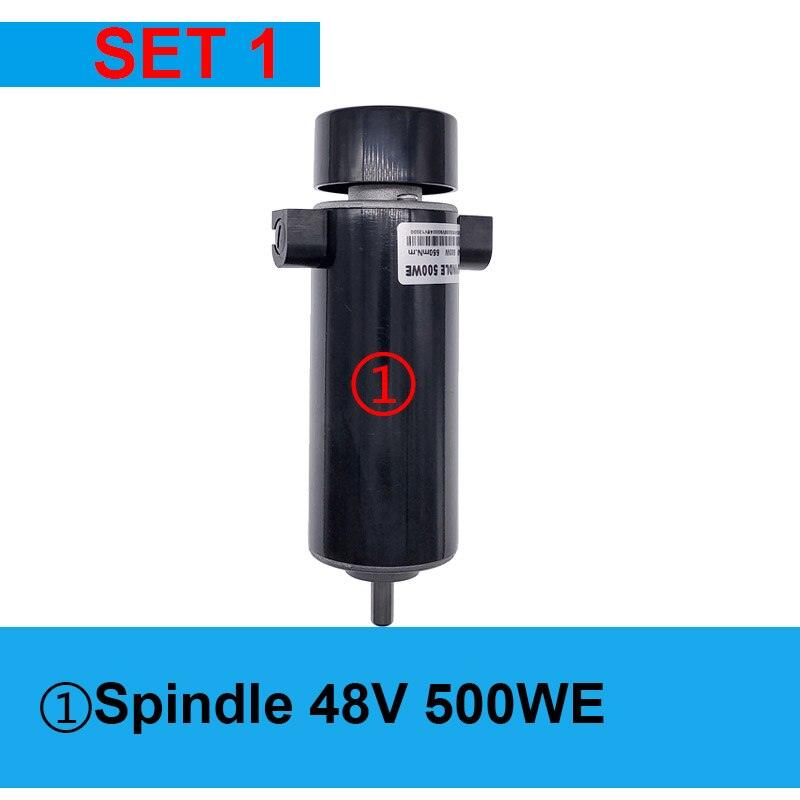 48V 500WE Dc Spindle Set 0~60V Adjustable speed Governor for carving machine.mini mill spindle