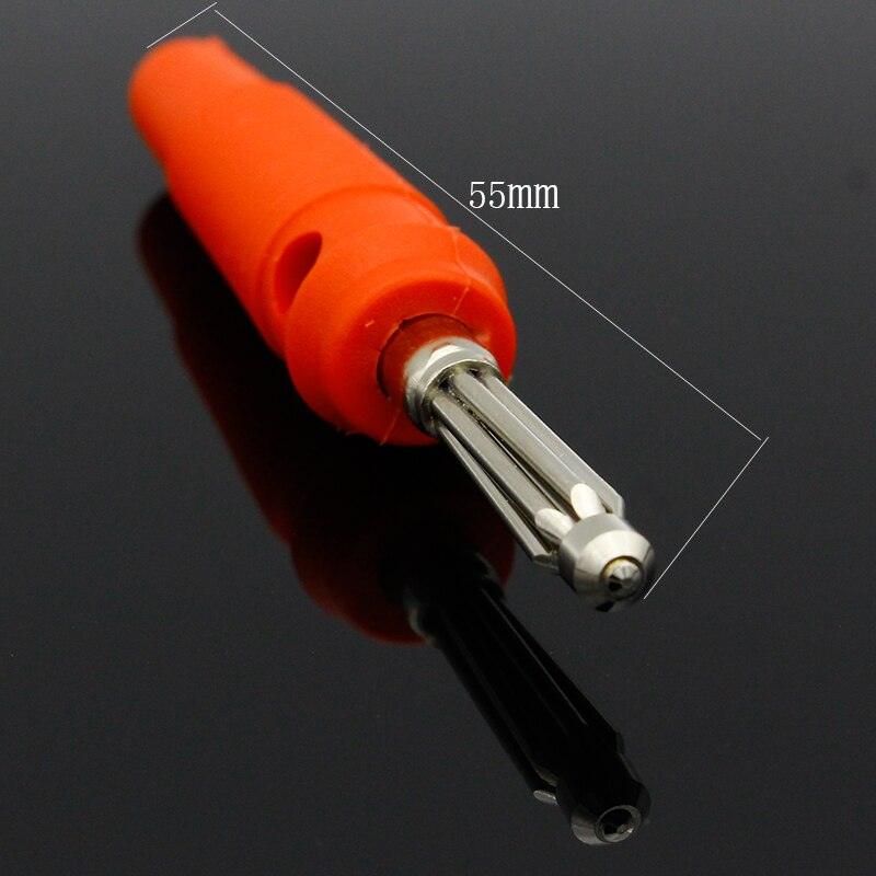 4MM Banana Plug Audio Speaker Connectors Amplifier Speaker Binding Post 4mm Banana Jack Plug For Cable Terminals.