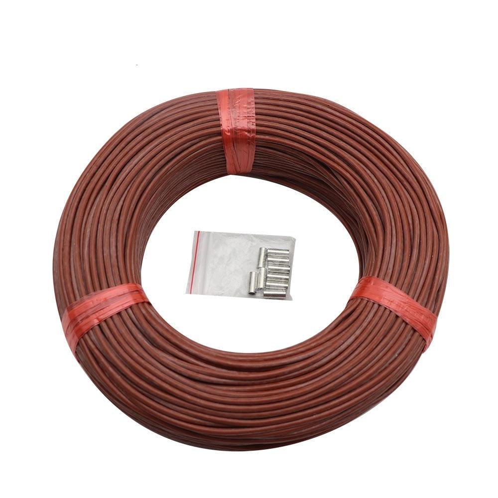 5-100 Meters Infrared Warm Floor Cable 12K 33ohm/m Electric Carbon Heating Wire Coil 2.0mm Fiber Wire Floor Hotline Thickening.