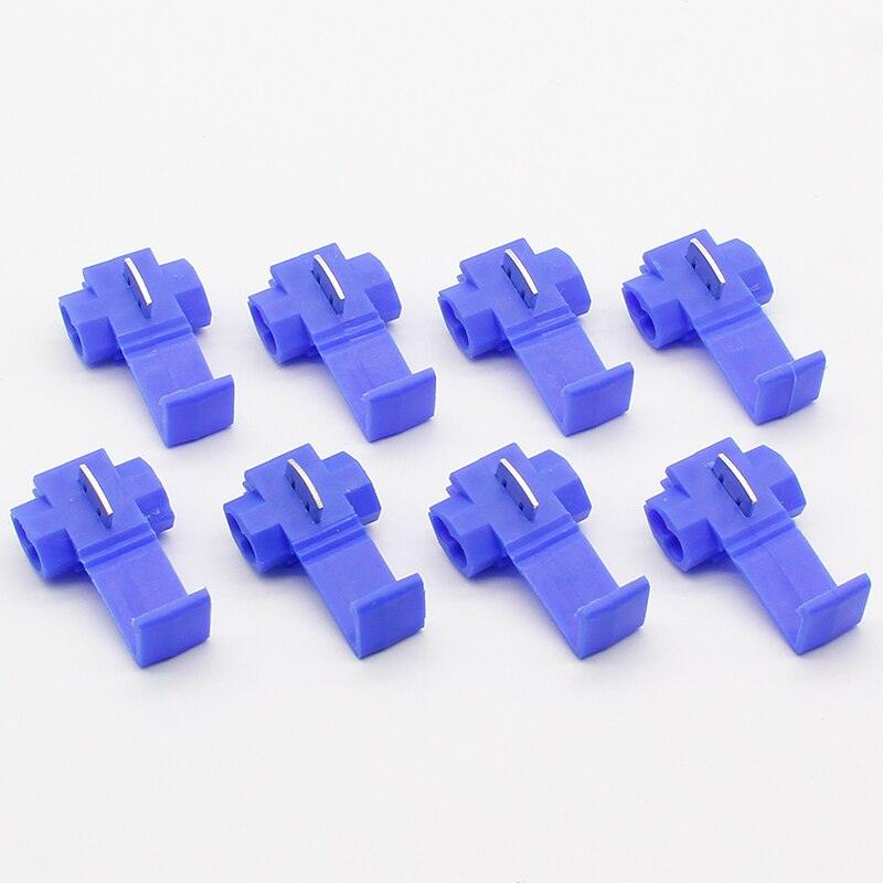 50PCS Blue Scotch Lock Wire Electrical Cable Connectors Quick Splice Terminals Crimp.