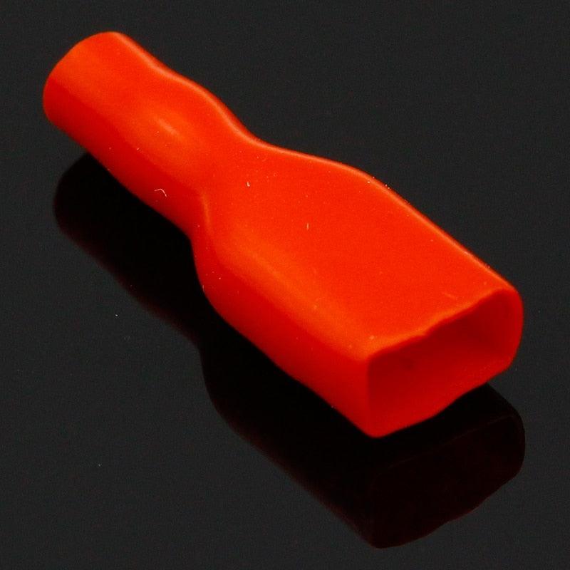 50pcs Cover Case for 6.3mm Crimp Terminal Spade Connector 6.3 terminal cap.