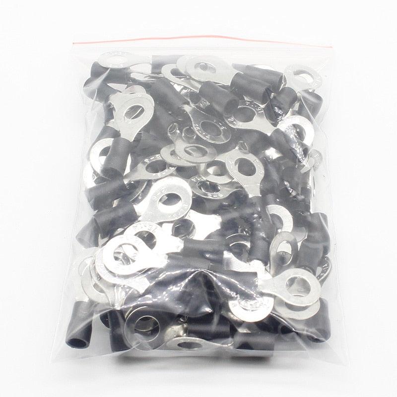 50PCS/100PCS RV2-6 Ring insulated terminal Cable Wire Connector Electrical Crimp Terminal.