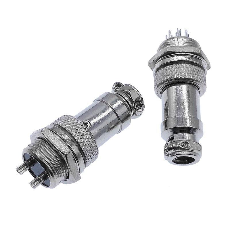 5/8' GX16  Aviation Cable Connector  2Pin-10pin Male Plug & Female Socket Connectors.