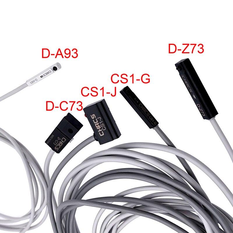 5PCS CS1-G Air Cylinder Magnetic Sensor Reed Switch DC/AC 5V - 240V 100mA.