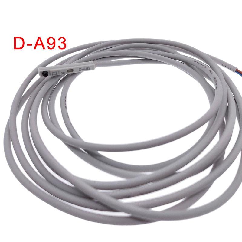 5PCS D-A93 for Air Pneumatic Cylinder Magnetic Reed Switch proximity sensor DC/AC 5V-120V.