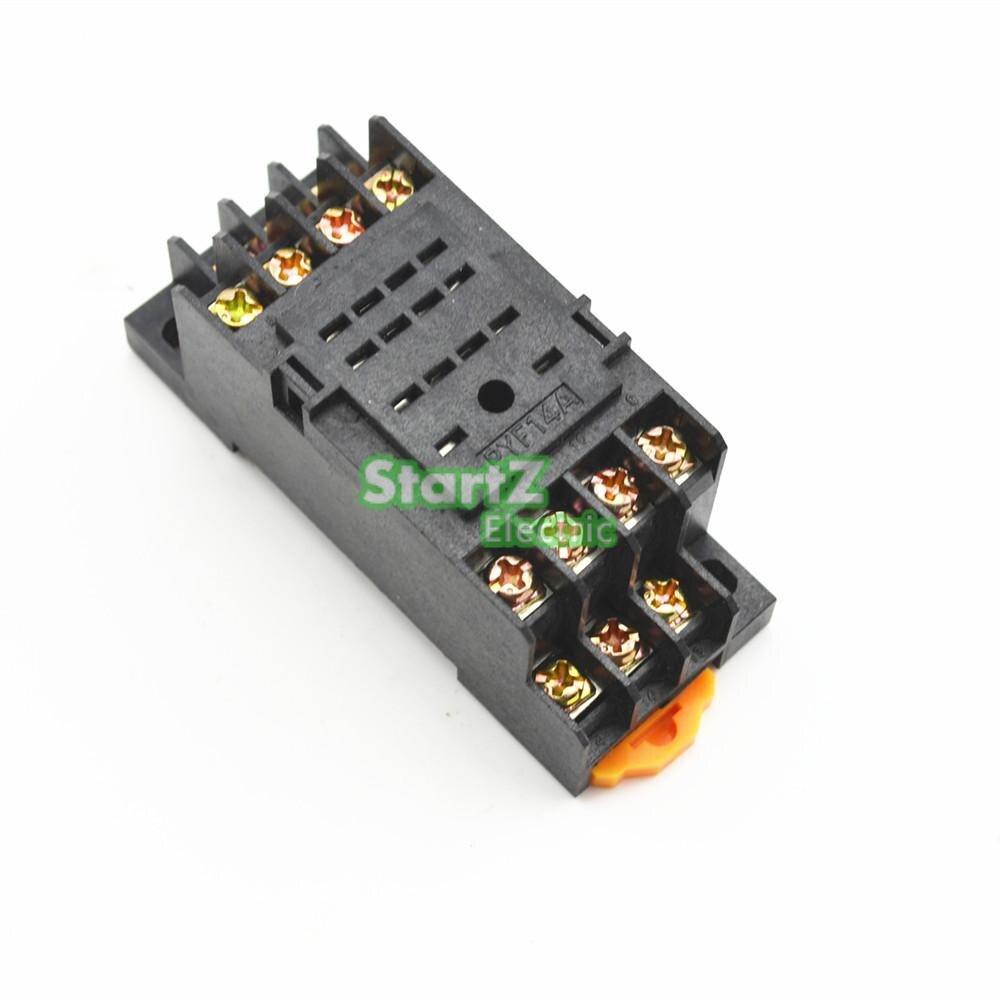 5Pcs/lot Relay  MY4NJ  DC24V Small relay 5A 14PIN With  Socket Base.